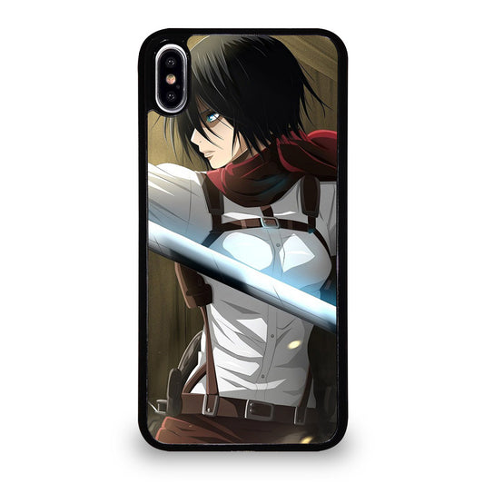 MIKASA ACKERMAN BADASS ATTACK ON TITAN iPhone XS Max Case Cover
