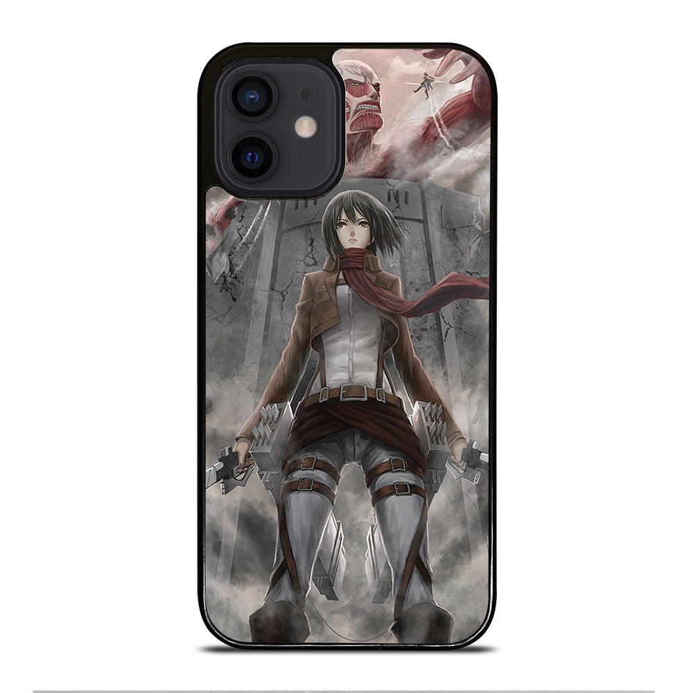 MIKASA ACKERMAN ANIME ATTACK ON TITAN iPhone 12 Mini Case Cover