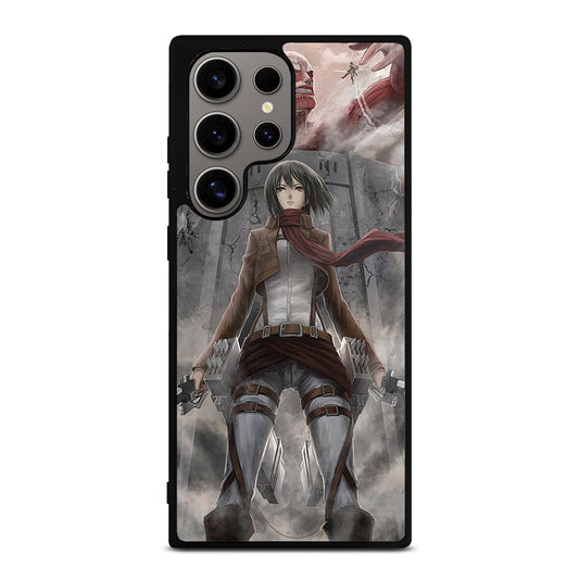 MIKASA ACKERMAN ANIME ATTACK ON TITAN Samsung Galaxy S24 Ultra Case Cover