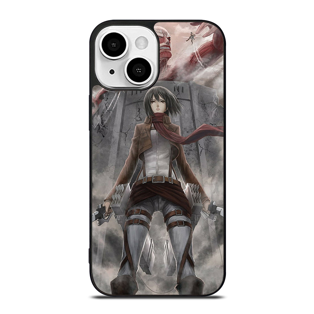 MIKASA ACKERMAN ANIME ATTACK ON TITAN iPhone 13 Mini Case Cover