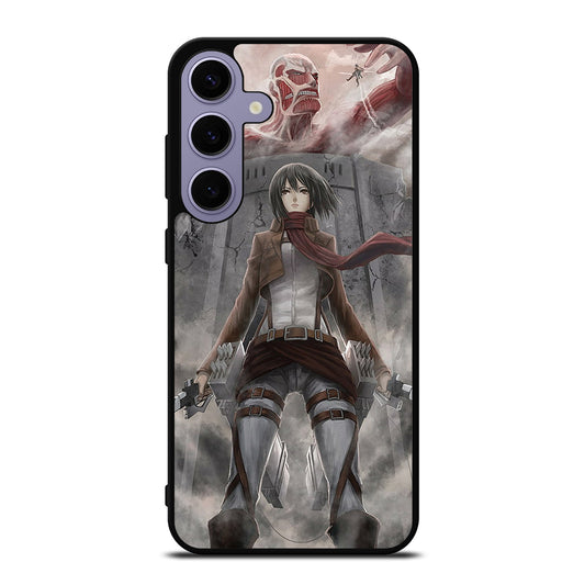 MIKASA ACKERMAN ANIME ATTACK ON TITAN Samsung Galaxy S24 Plus Case Cover