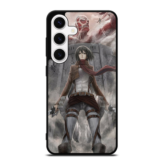 MIKASA ACKERMAN ANIME ATTACK ON TITAN Samsung Galaxy S24 Case Cover
