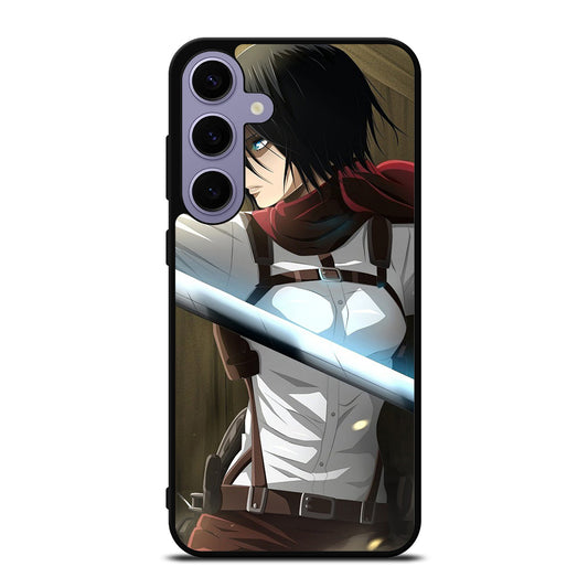 MIKASA ACKERMAN BADASS ATTACK ON TITAN Samsung Galaxy S24 Plus Case Cover
