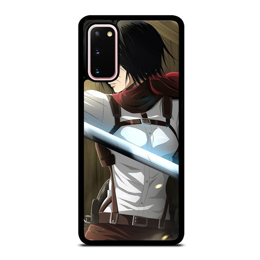 MIKASA ACKERMAN BADASS ATTACK ON TITAN Samsung Galaxy S20 Case Cover