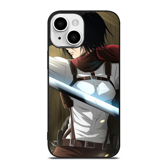 MIKASA ACKERMAN BADASS ATTACK ON TITAN iPhone 13 Mini Case Cover