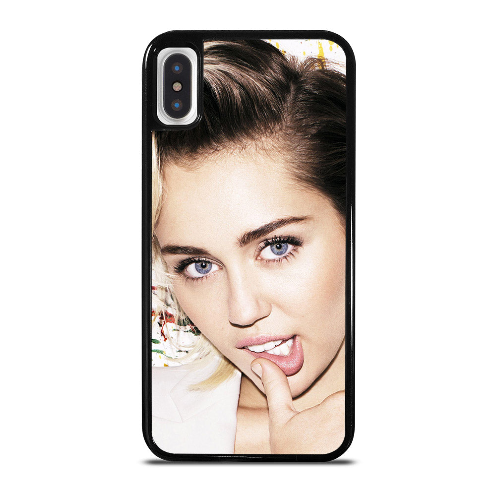 MILEY CYRUS FACE iPhone X / XS Case Cover