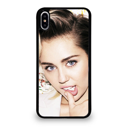 MILEY CYRUS FACE iPhone XS Max Case Cover