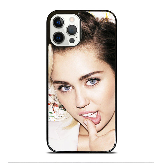 MILEY CYRUS FACE iPhone 12 Pro Case Cover
