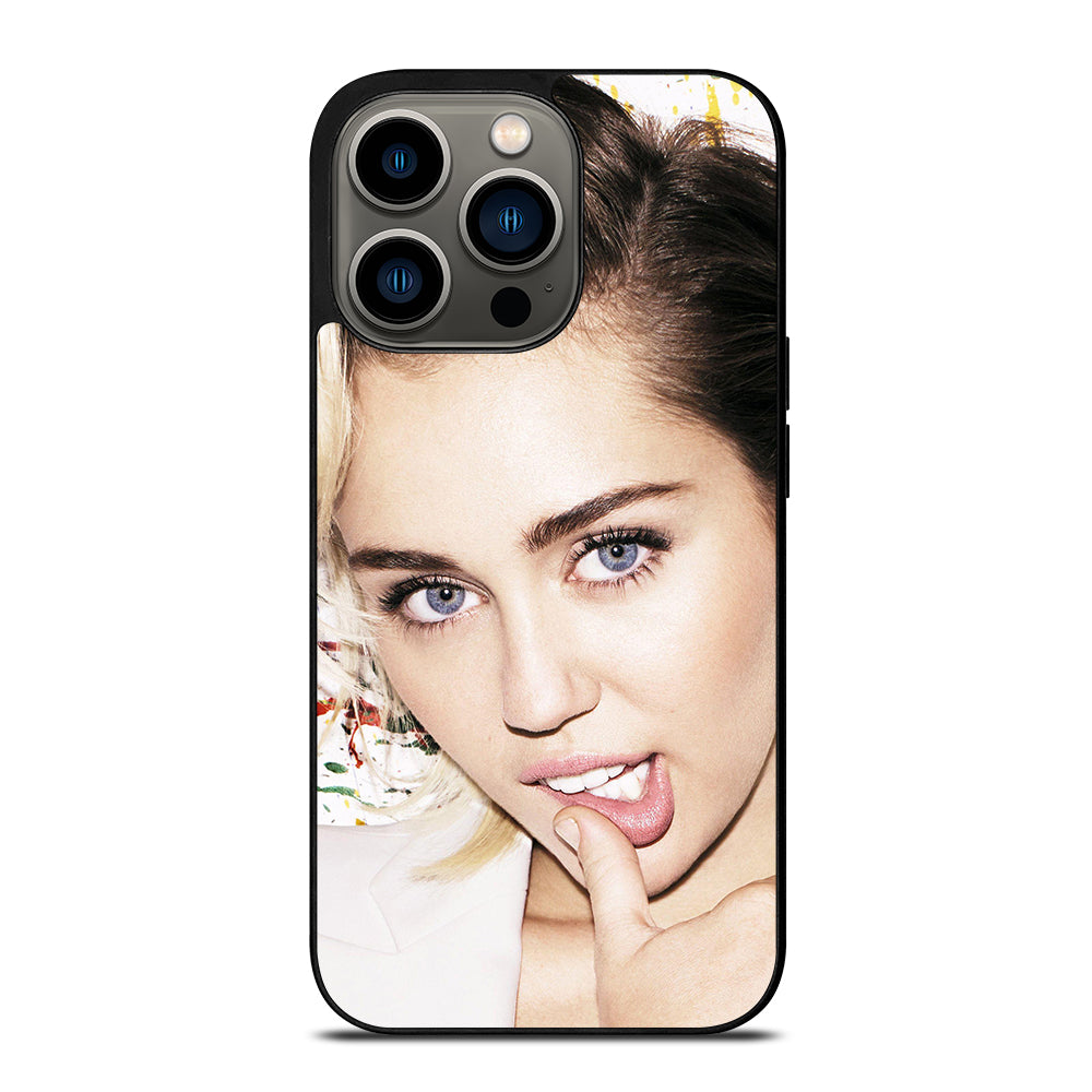 MILEY CYRUS FACE iPhone 13 Pro Case Cover