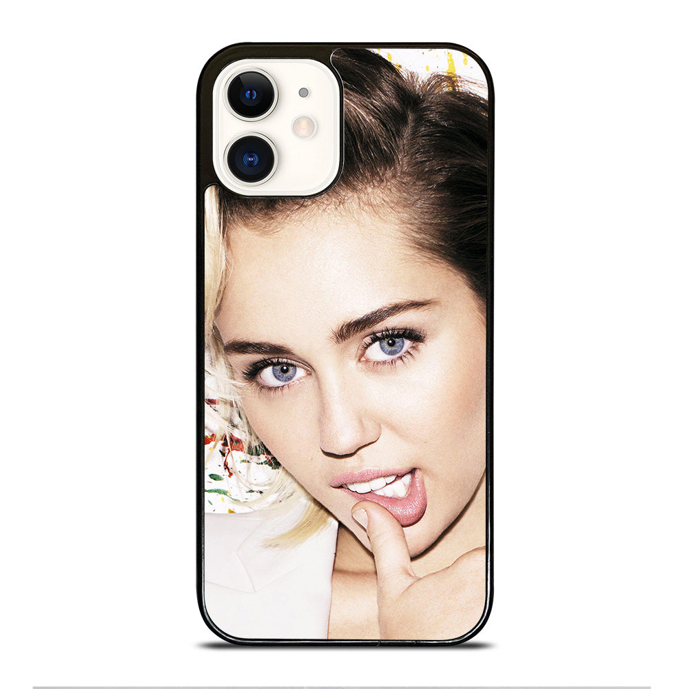 MILEY CYRUS FACE iPhone 12 Case Cover