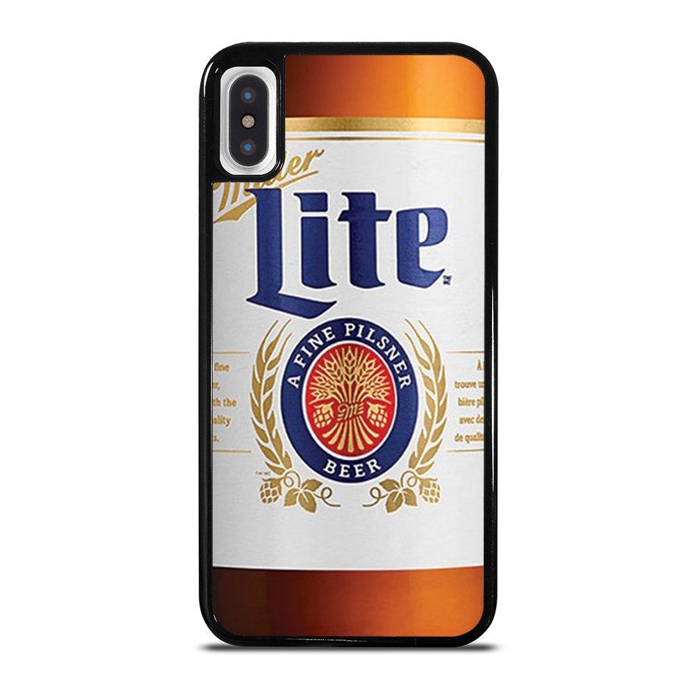 MILLER LITE BEER BOTTLE iPhone X / XS Case Cover