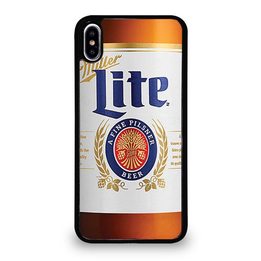 MILLER LITE BEER BOTTLE iPhone XS Max Case Cover