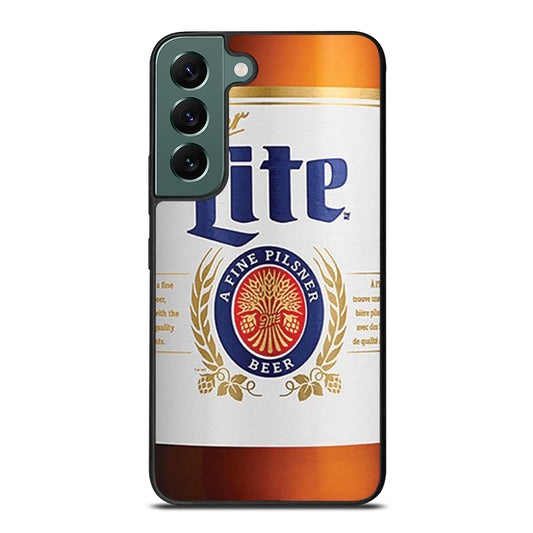 MILLER LITE BEER BOTTLE Samsung Galaxy S22 Case Cover