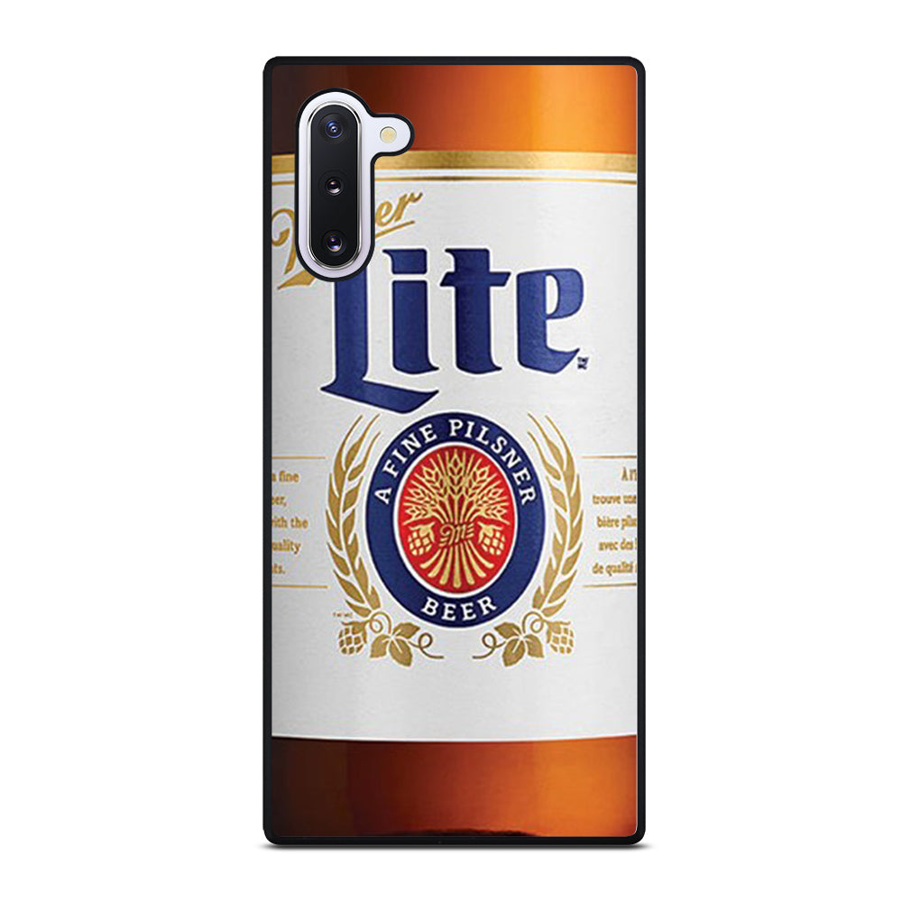 MILLER LITE BEER BOTTLE Samsung Galaxy Note 10 Case Cover