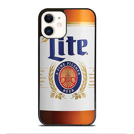 MILLER LITE BEER BOTTLE iPhone 12 Case Cover
