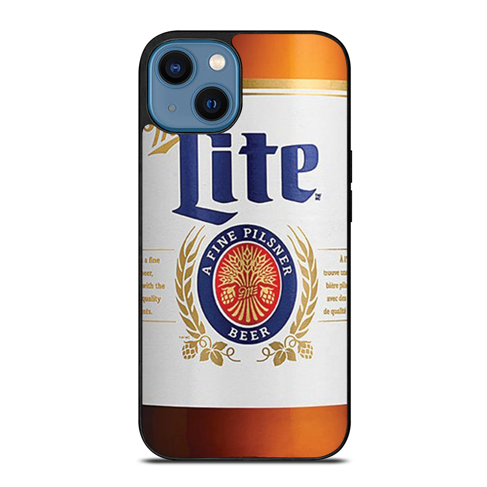 MILLER LITE BEER BOTTLE iPhone 14 Case Cover