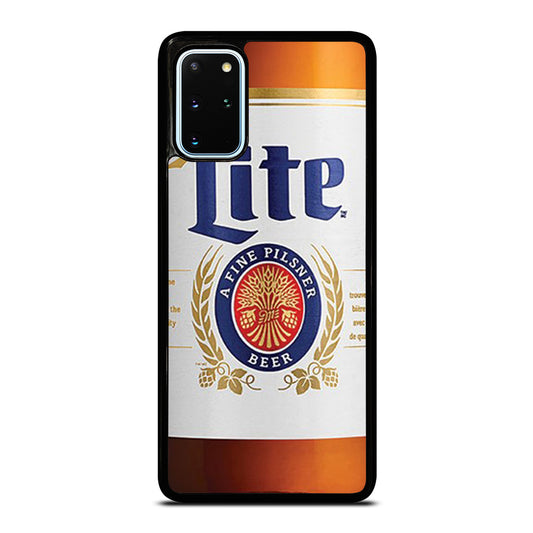 MILLER LITE BEER BOTTLE Samsung Galaxy S20 Plus Case Cover
