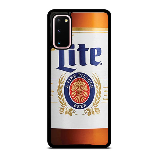 MILLER LITE BEER BOTTLE Samsung Galaxy S20 Case Cover