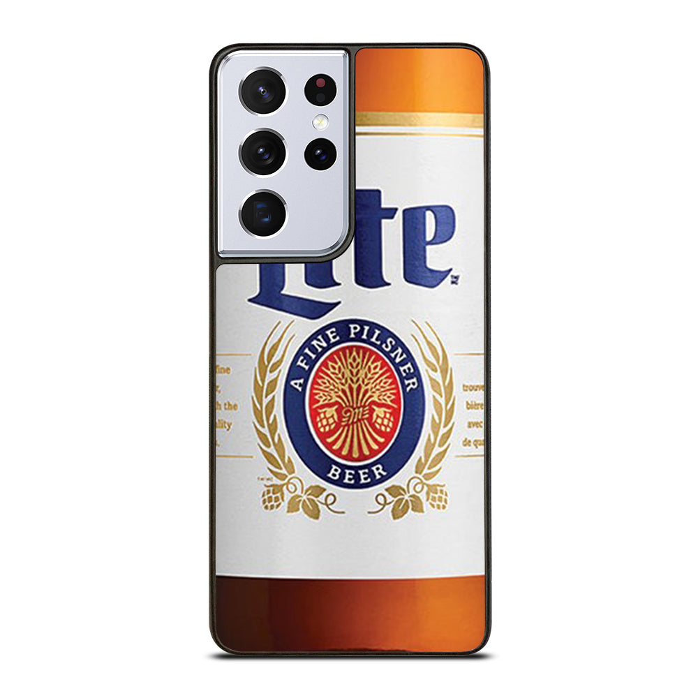 MILLER LITE BEER BOTTLE Samsung Galaxy S21 Ultra Case Cover