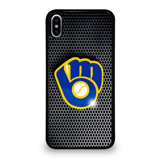MILWAUKEE BREWERS METAL iPhone XS Max Case Cover