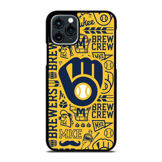 MILWAUKEE BREWERS PATTERN iPhone 11 Pro Case Cover