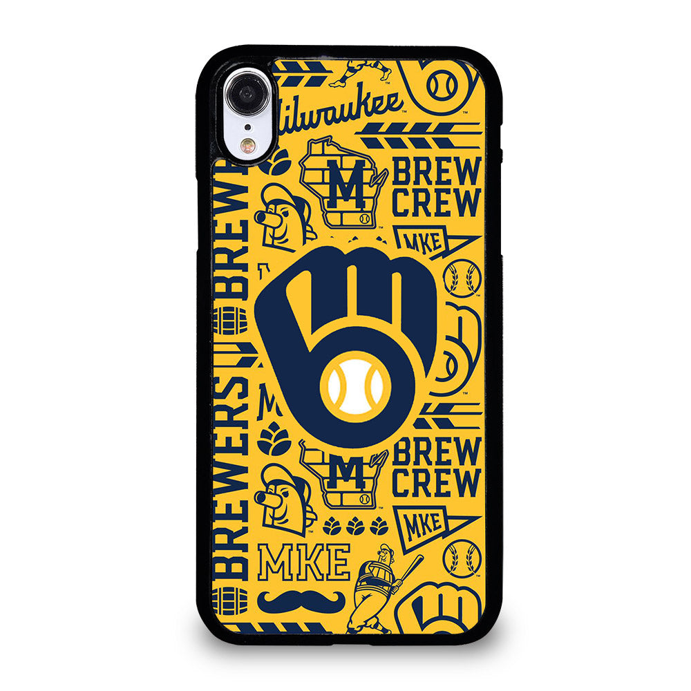 MILWAUKEE BREWERS PATTERN iPhone XR Case Cover