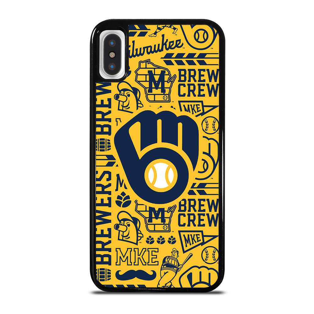 MILWAUKEE BREWERS PATTERN iPhone X / XS Case Cover