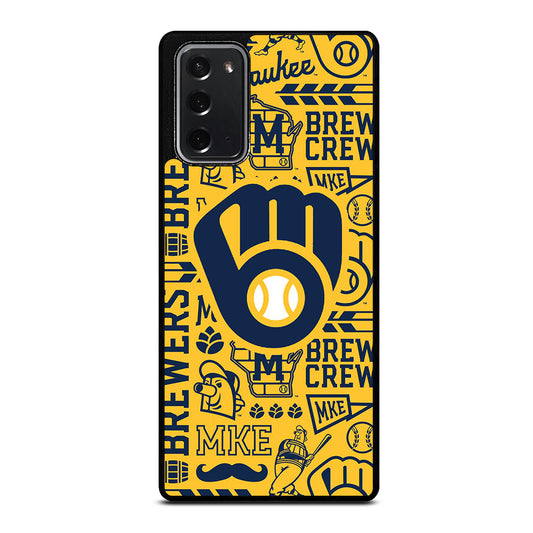 MILWAUKEE BREWERS PATTERN Samsung Galaxy Note 20 Case Cover