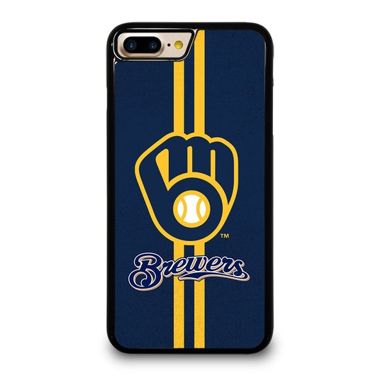 MILWAUKEE BREWERS STRIPE LOGO iPhone 7 / 8 Plus Case Cover