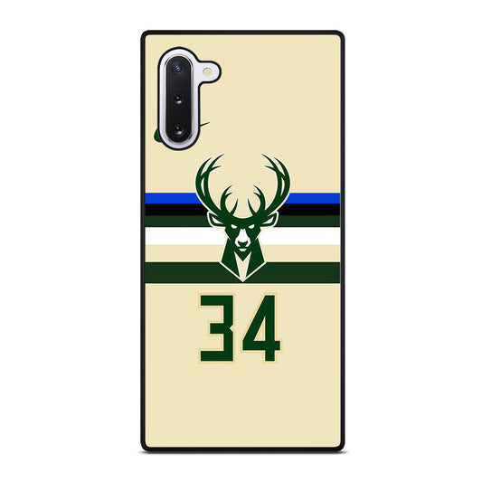 MILWAUKEE BUCKS JERSEY Samsung Galaxy Note 10 Case Cover