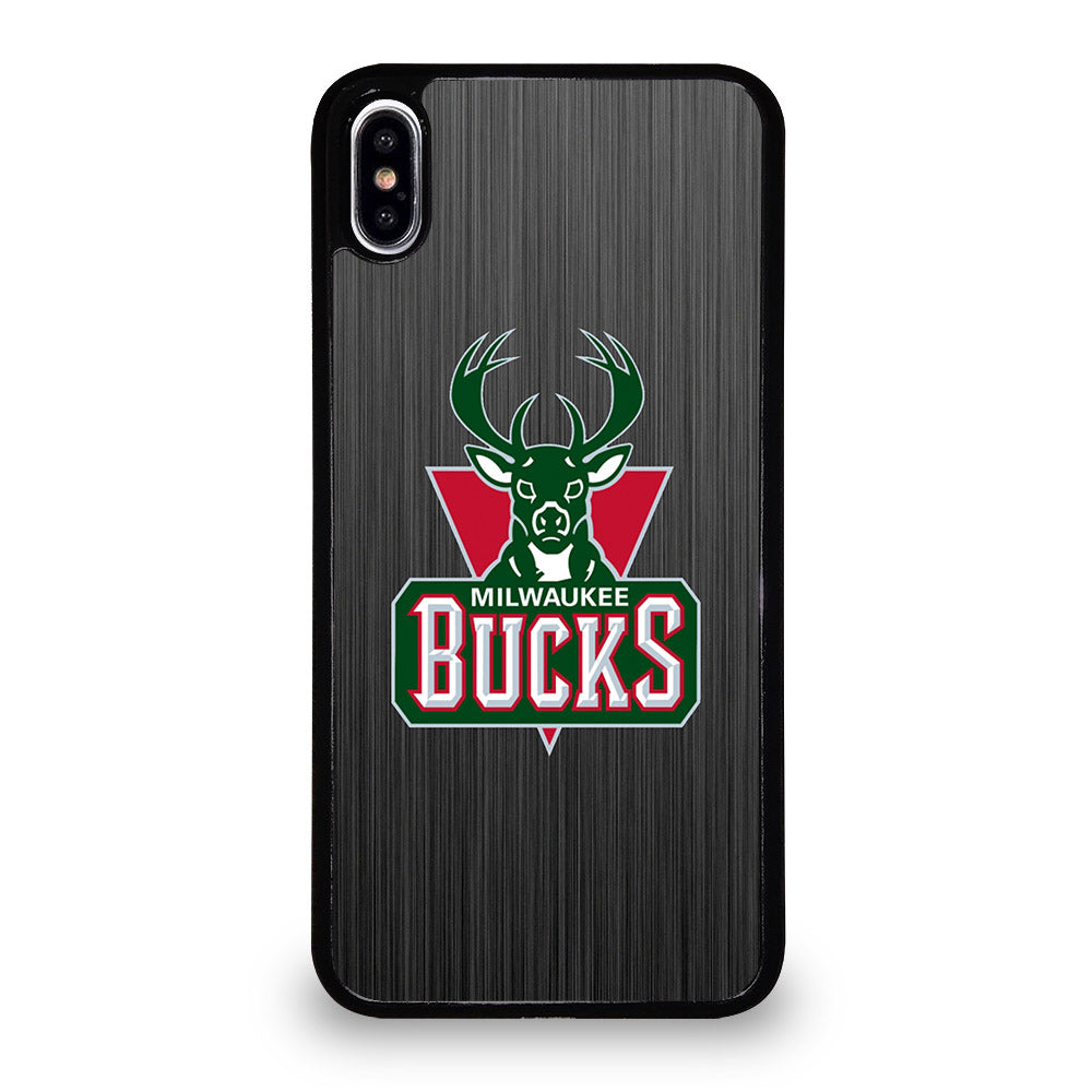 MILWAUKEE BUCKS METAL LOGO iPhone XS Max Case Cover
