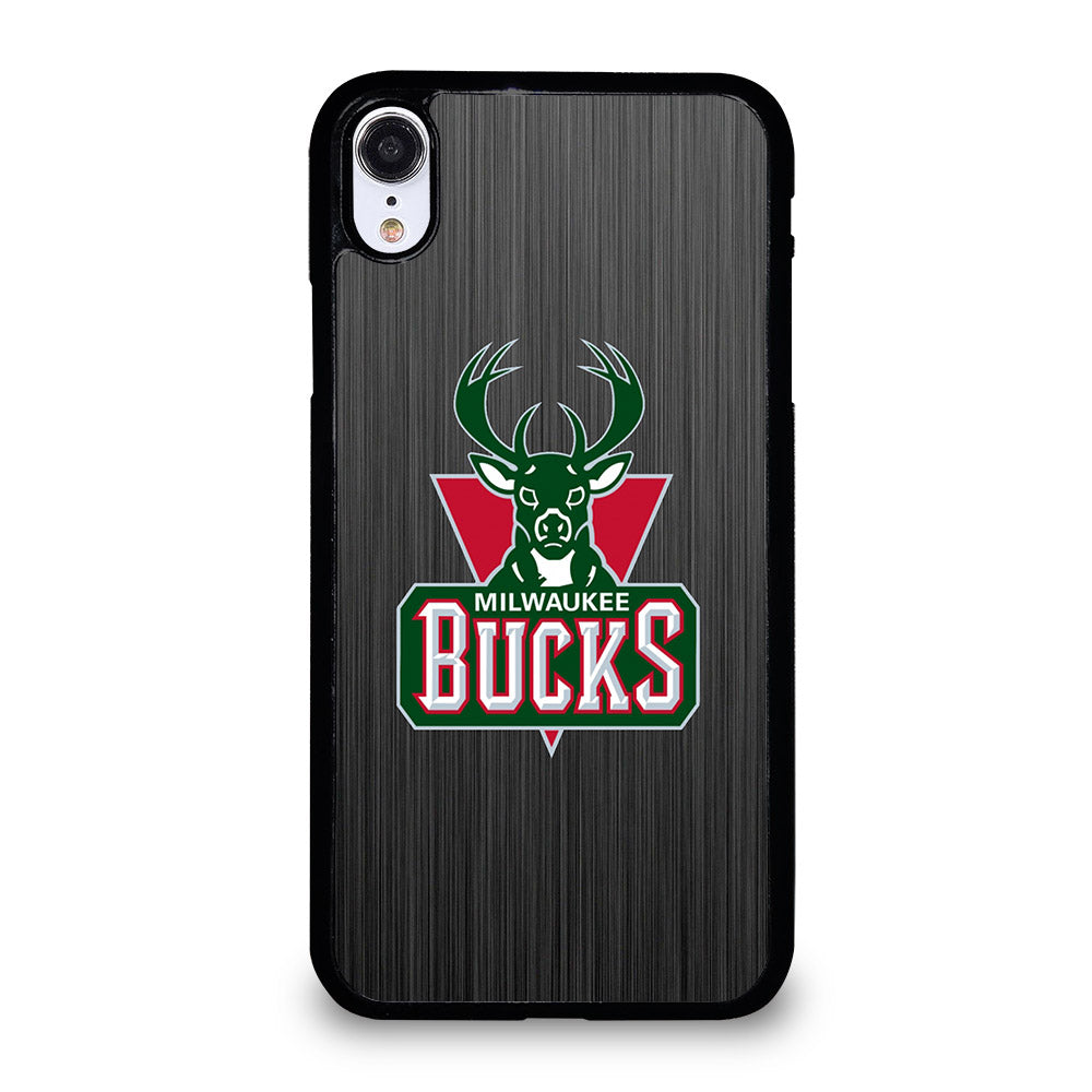 MILWAUKEE BUCKS METAL LOGO iPhone XR Case Cover