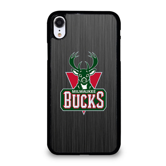 MILWAUKEE BUCKS METAL LOGO iPhone XR Case Cover