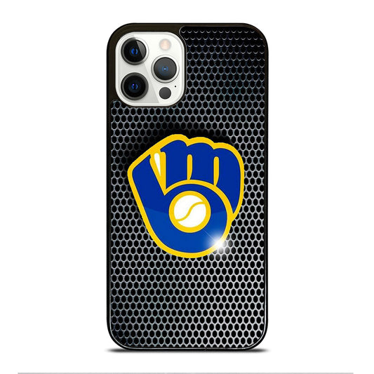 MILWAUKEE BREWERS METAL iPhone 12 Pro Case Cover