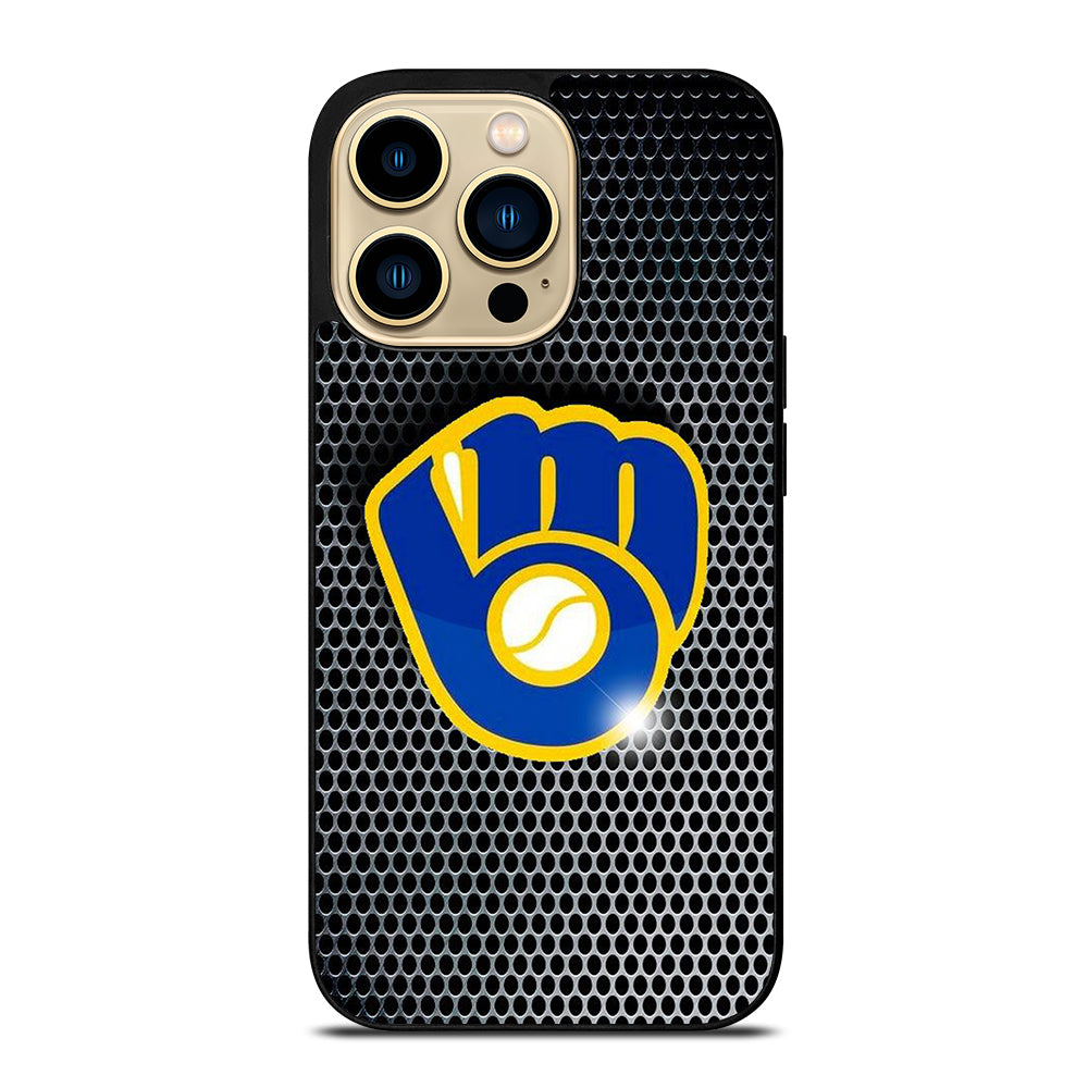 MILWAUKEE BREWERS METAL iPhone 14 Pro Max Case Cover