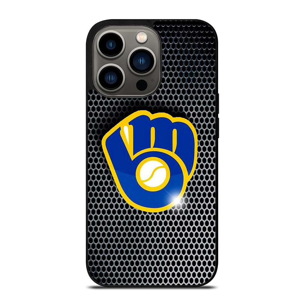 MILWAUKEE BREWERS METAL iPhone 13 Pro Case Cover