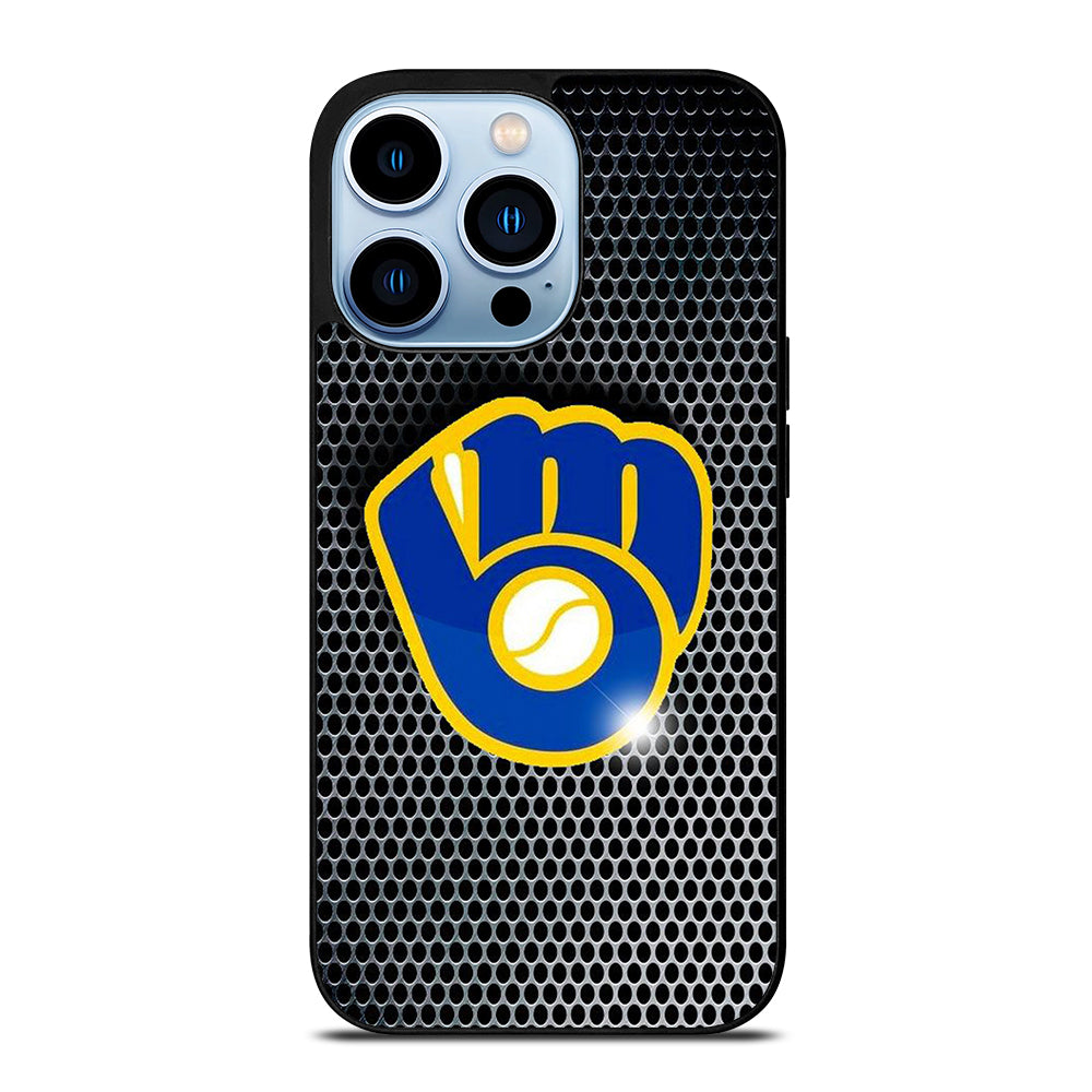 MILWAUKEE BREWERS METAL iPhone 13 Pro Max Case Cover