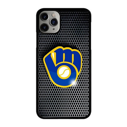 MILWAUKEE BREWERS METAL iPhone 11 Pro Max Case Cover