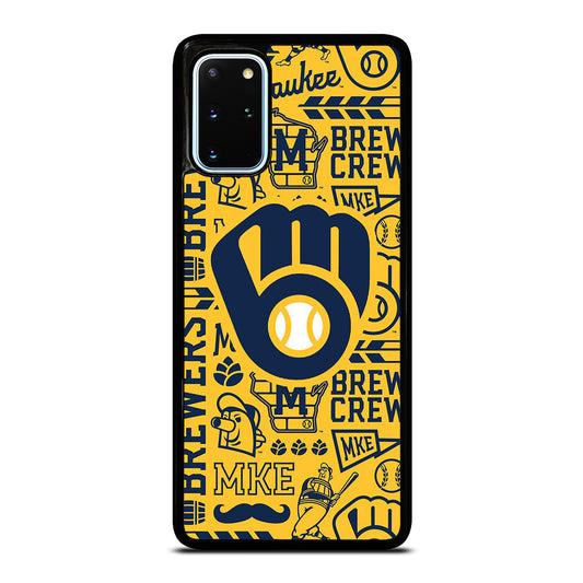 MILWAUKEE BREWERS PATTERN Samsung Galaxy S20 Plus Case Cover
