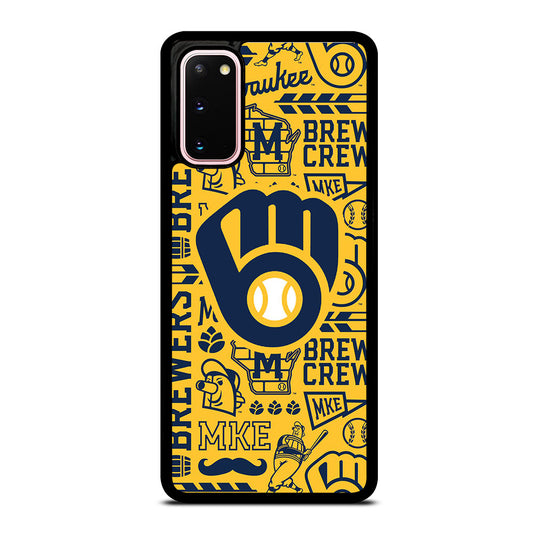 MILWAUKEE BREWERS PATTERN Samsung Galaxy S20 Case Cover