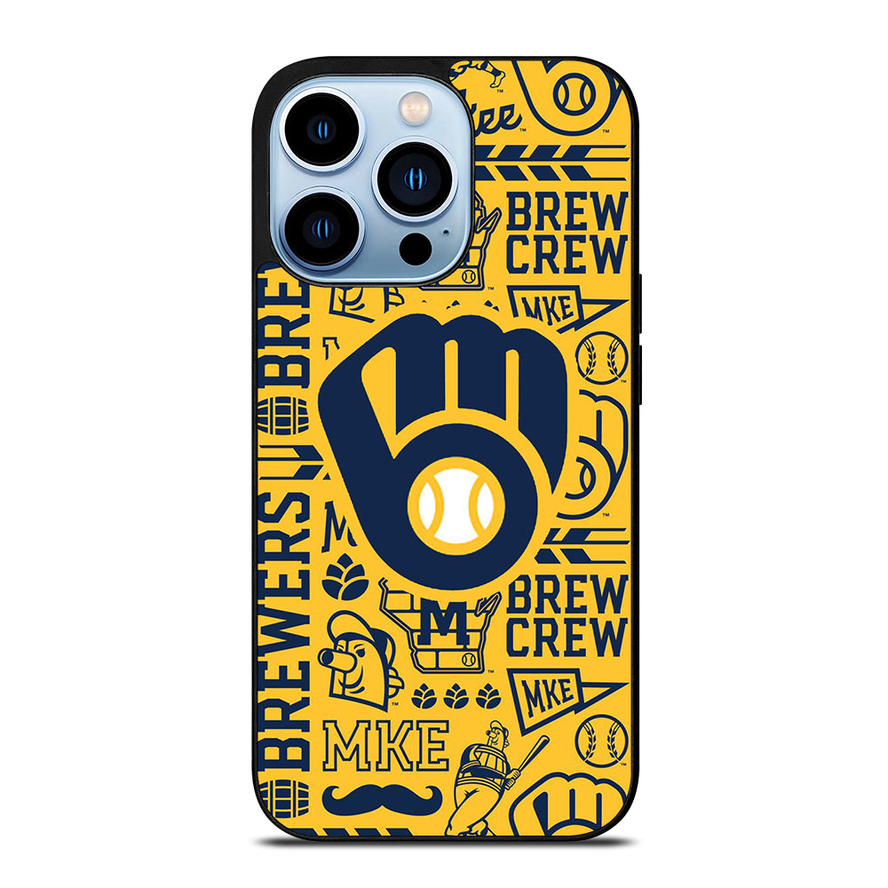 MILWAUKEE BREWERS PATTERN iPhone 13 Pro Max Case Cover