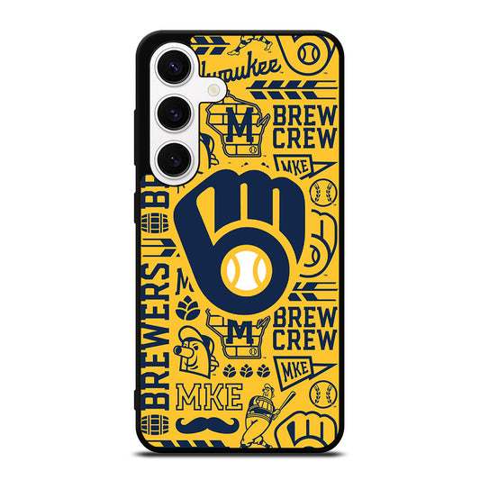 MILWAUKEE BREWERS PATTERN Samsung Galaxy S24 Case Cover