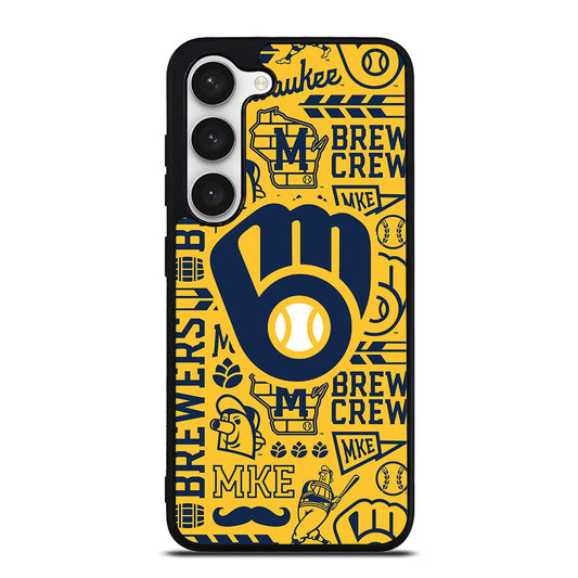 MILWAUKEE BREWERS PATTERN Samsung Galaxy S23 Case Cover