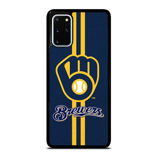 MILWAUKEE BREWERS STRIPE LOGO Samsung Galaxy S20 Plus Case Cover