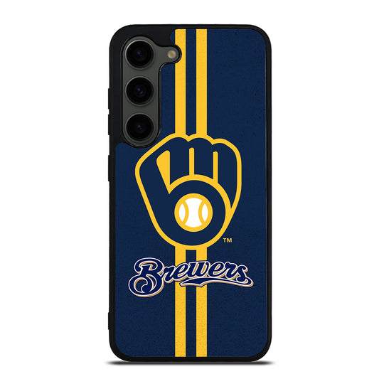 MILWAUKEE BREWERS STRIPE LOGO Samsung Galaxy S23 Plus Case Cover