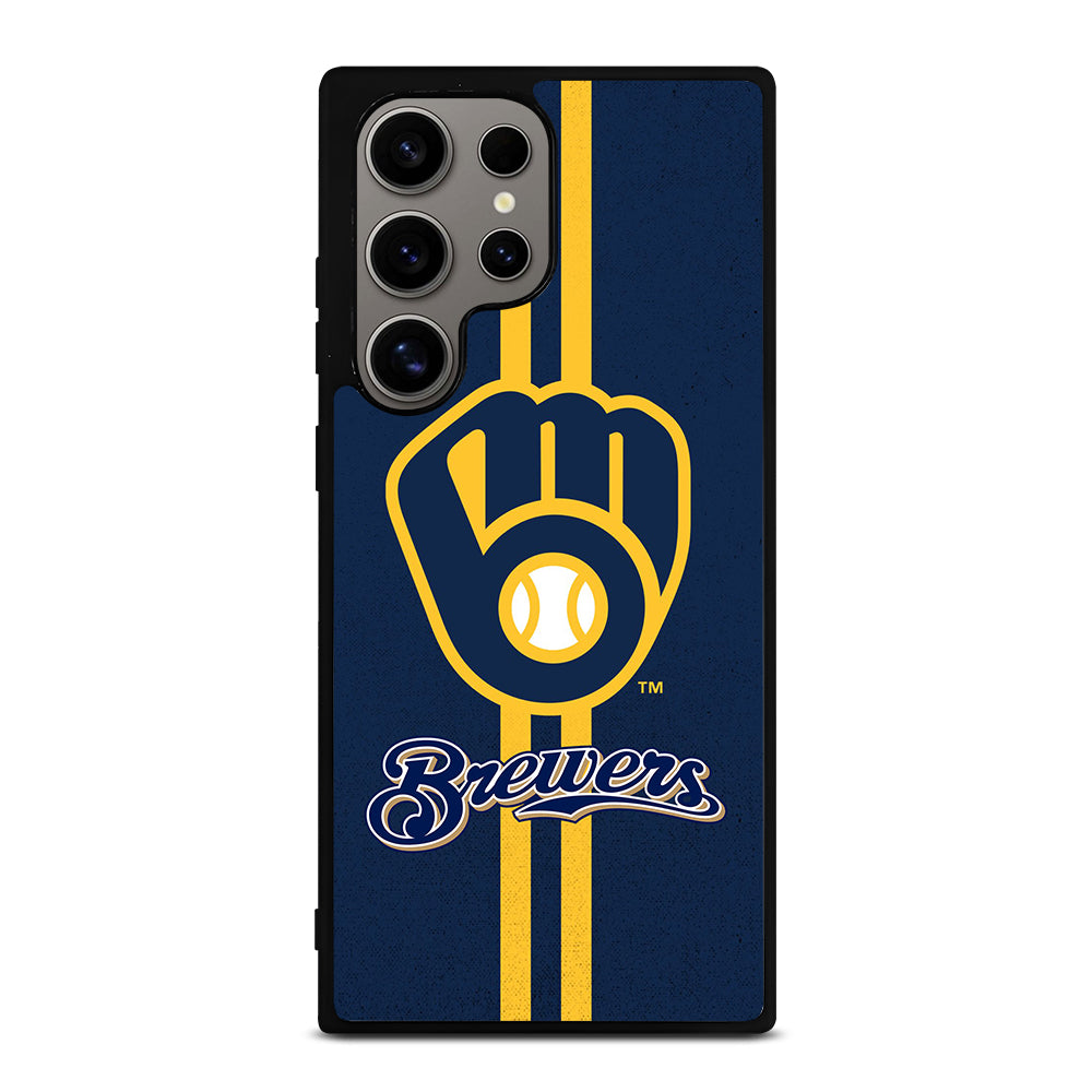MILWAUKEE BREWERS STRIPE LOGO Samsung Galaxy S24 Ultra Case Cover