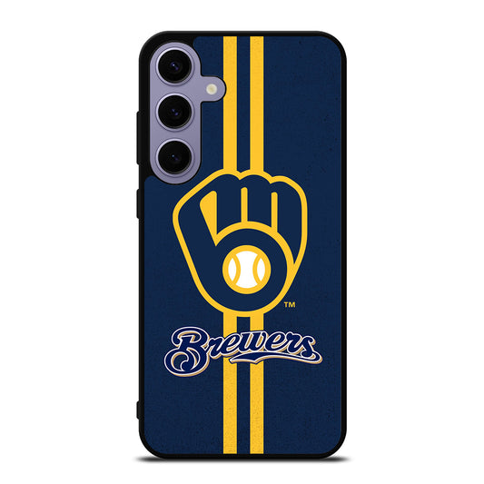 MILWAUKEE BREWERS STRIPE LOGO Samsung Galaxy S24 Plus Case Cover