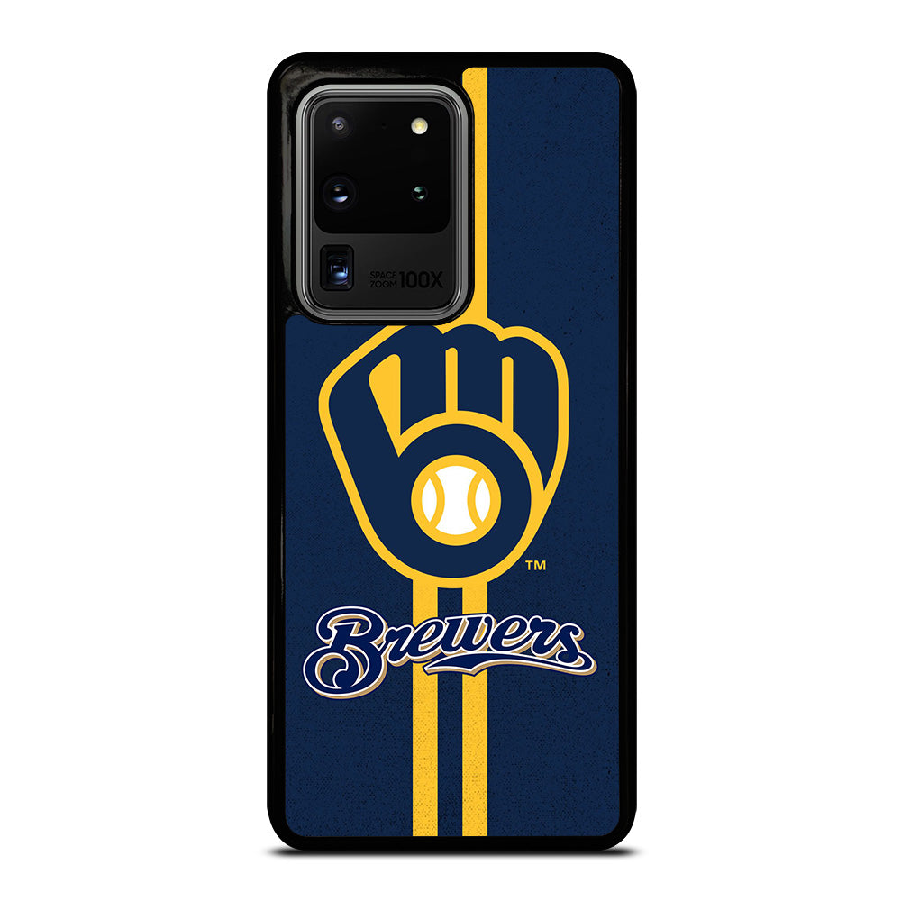 MILWAUKEE BREWERS STRIPE LOGO Samsung Galaxy S20 Ultra Case Cover