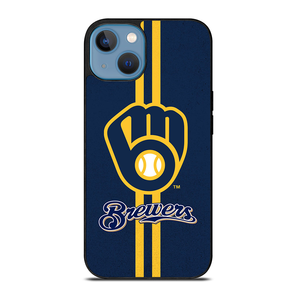 MILWAUKEE BREWERS STRIPE LOGO iPhone 13 Case Cover