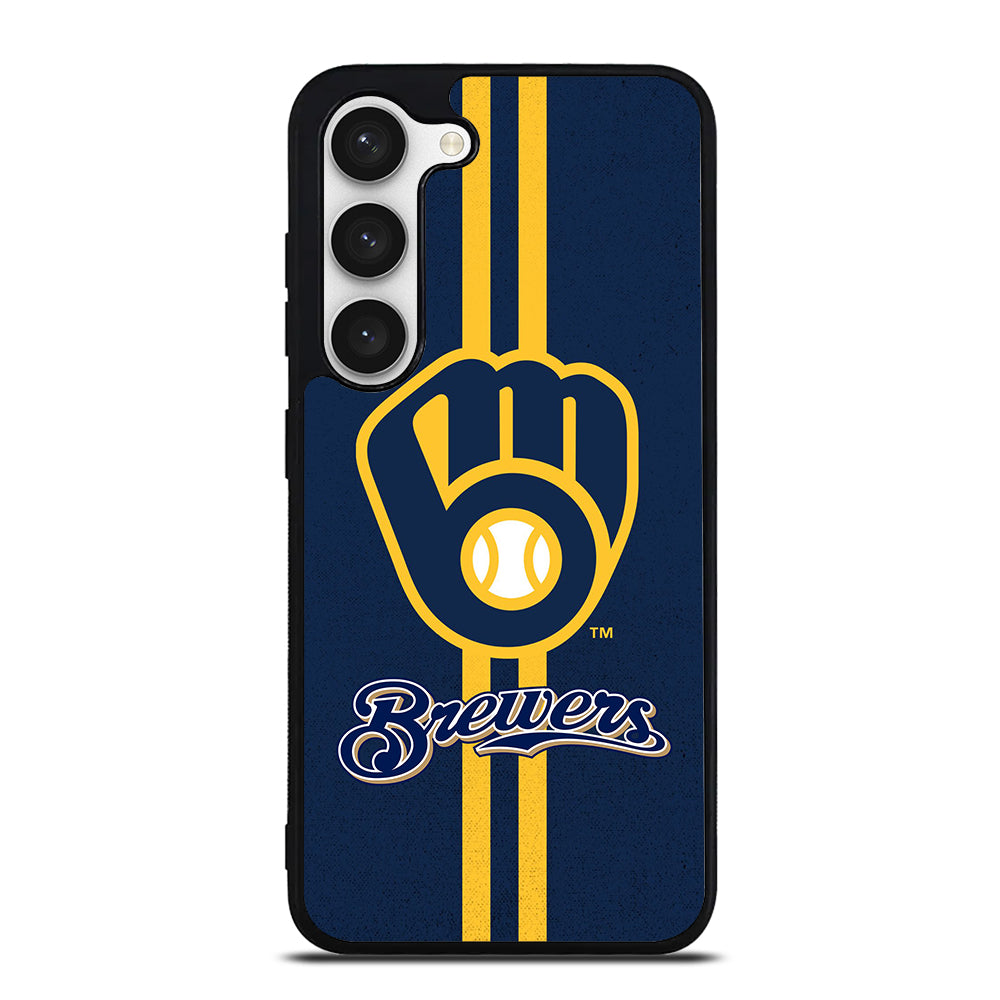 MILWAUKEE BREWERS STRIPE LOGO Samsung Galaxy S23 Case Cover